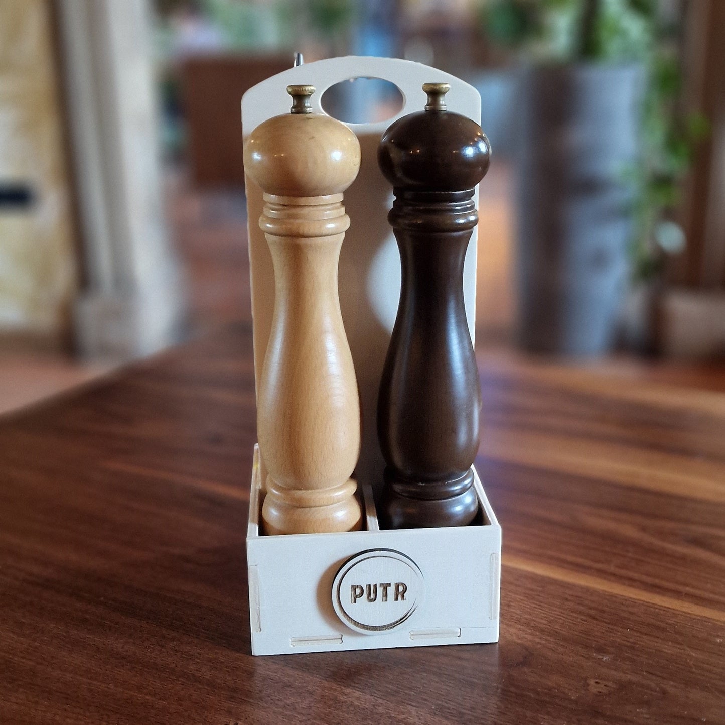 Holder for oil, vinegar and spices 4 parts