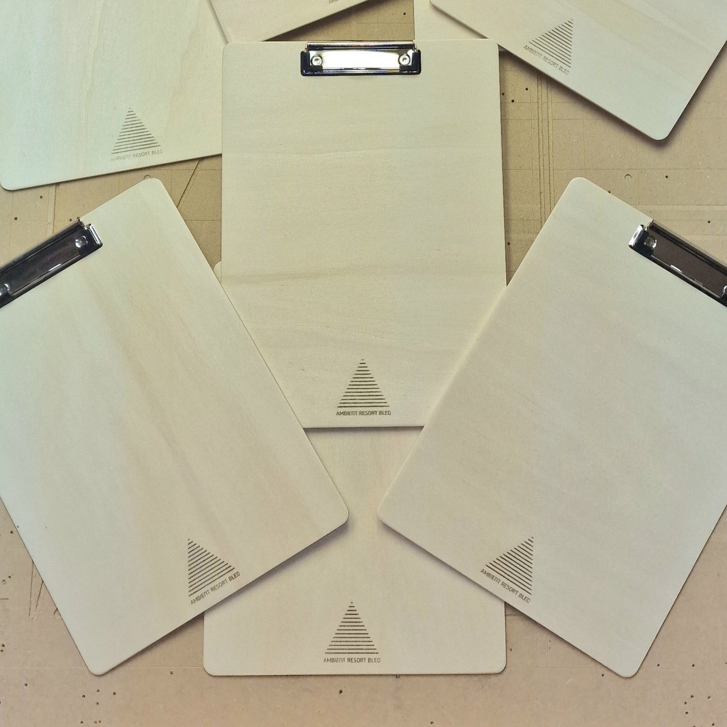 Wooden clipboard for menu A4 size